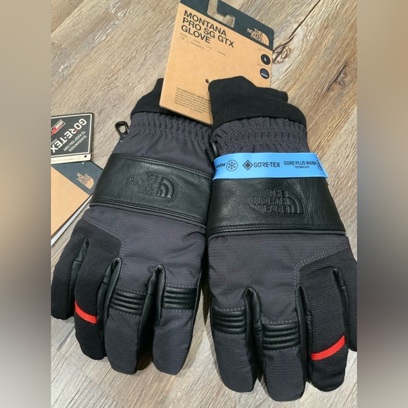 The North Face Montana Pro GTX Ski Snowboard Gloves GORE-TEX Leather Sz L - Picture 3 of 6